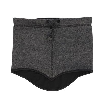 ウィンターマフラー【保温・防風・あったか】 JW-124 ブラック×グレー フリーサイズ